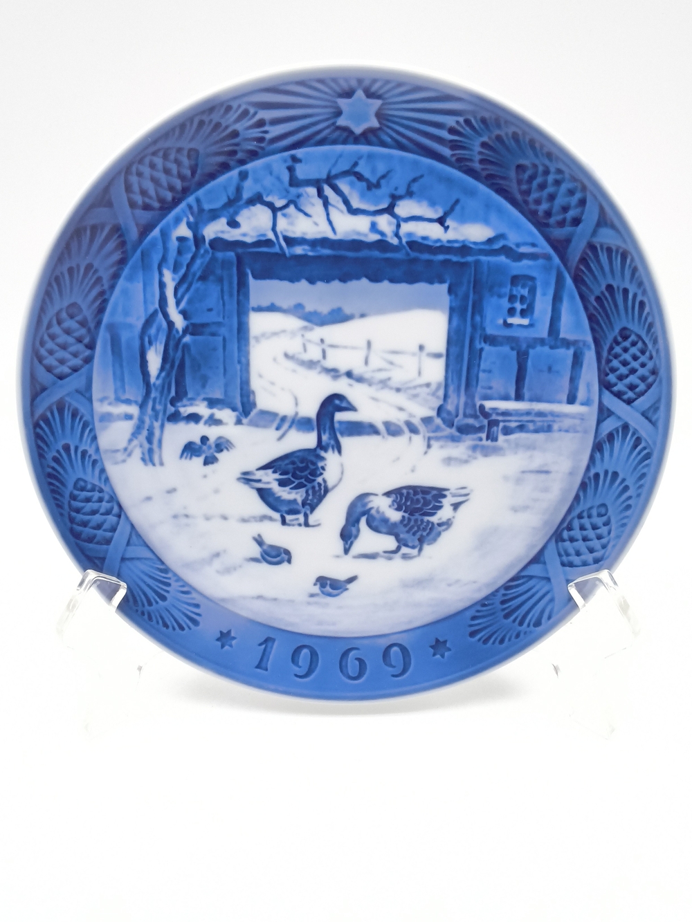 Born in 1969? This Vintage Royal Copenhagen "Old Farmyard" Plate is Honk-tastic!